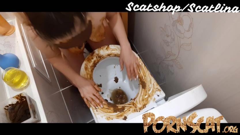 Dirty toilet (part 1) with ScatLina  [FullHD / 2020]