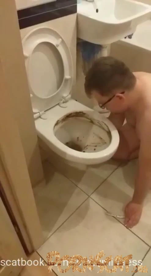 Shitty bitch training feeding in the toilet P1 [SD / 2025]