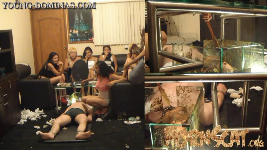 Sorry Slave, you stay, until you swallowed all the Shit Part 10 HD. P1 with Young Dominas [HD / 2025]