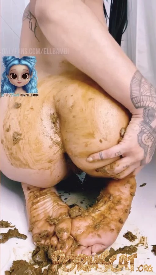 Smearing Over My Ass & Feet P1 with Inked Bambi [SD / 2025]