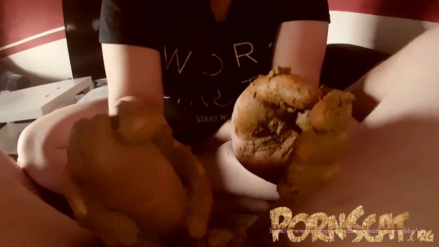 Lingerie poop ends in tasting shit smeared dick [FullHD / 2026]