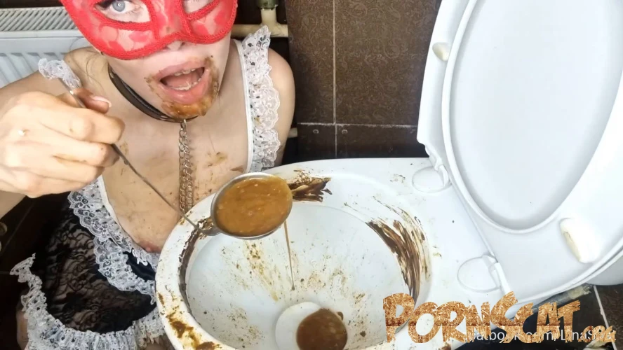 Scatlina 2026 - Cleaning the toilet by a shitty housekeeper Full version [FullHD / 2026]